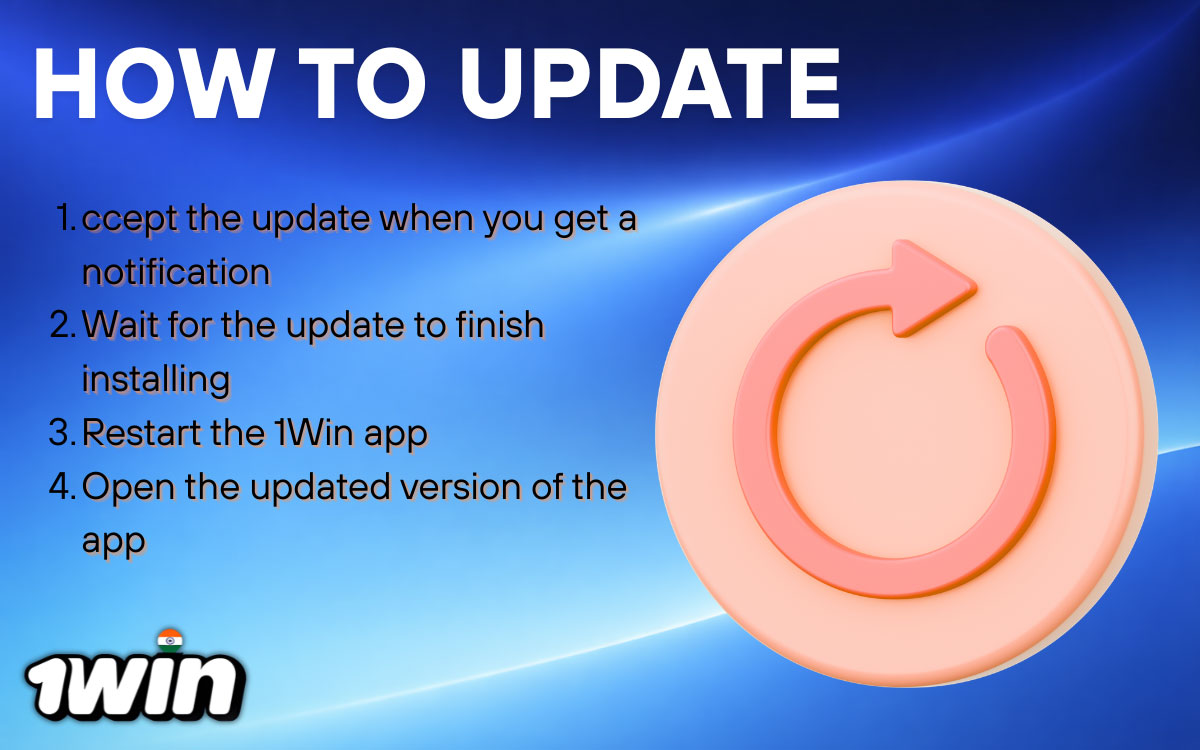 1Win How to Update